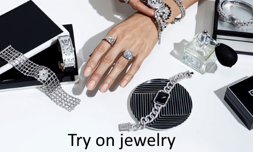 Augmented reality jewelry app