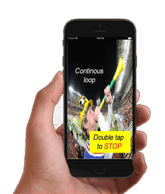 Vuvuzila app header image