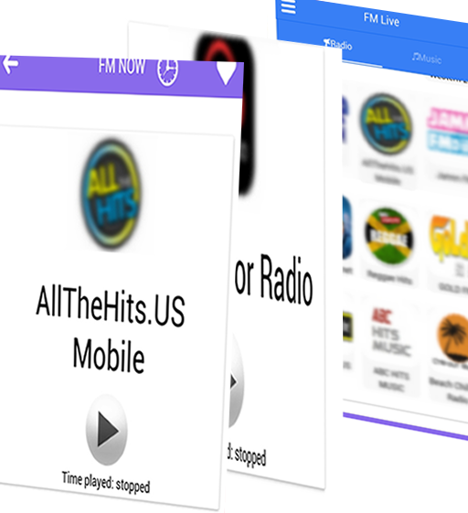 FM Now app on mobile