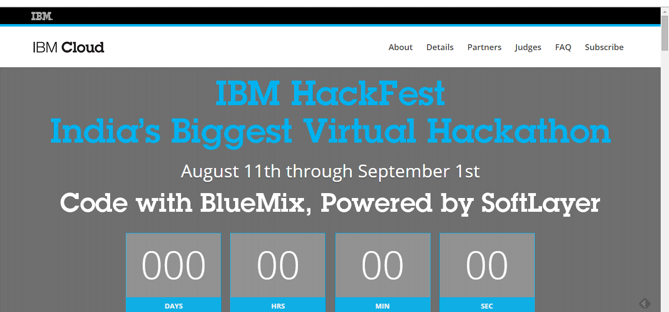 Thank you IBM hackathon